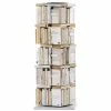 Ptolomeo Rotating Bookshelf - 4 Sides - Vertical Storage - Opinion Ciatti -Coffee Tables Sales Shop rotating bookshelf ptolomeo white h 110 cm madeindesign 15891 product800