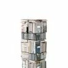 Ptolomeo Rotating Bookshelf - 4 Sides - Horizontal/vertical Storage - Opinion Ciatti -Coffee Tables Sales Shop rotating bookshelf ptolomeo white h 110 cm madeindesign 291115 product800