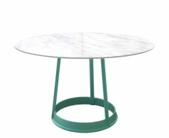 Brut Round Table - / Marble & Cast Iron - Ø 130 Cm - Magis