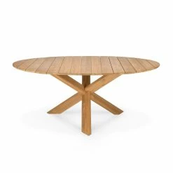Circle Outdoor Round Table - / Teak - Ø 163 Cm / 6 People - Ethnicraft