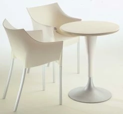 Dr. Na Round Table - Kartell -Coffee Tables Sales Shop round table dr na light orange madeindesign 58579 product800