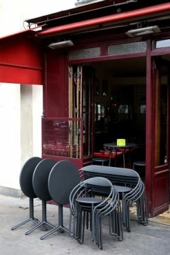 Huggy Bistro Round Table - / Ø 75 Cm - Aluminium - Maiori -Coffee Tables Sales Shop round table huggy bistro dawn madeindesign 356841 product800