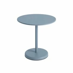 Linear Café Round Table - / Ø 70 Cm - Steel - Muuto