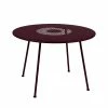 Lorette Round Table - / Ø 110 Cm - Perforated Metal - Fermob -Coffee Tables Sales Shop round table lorette black cherry madeindesign 386055 product800