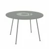 Lorette Round Table - / Ø 110 Cm - Perforated Metal - Fermob -Coffee Tables Sales Shop round table lorette gris lapilli madeindesign 405323 product800