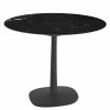 Multiplo Indoor/outdoor - Round Table - / Marble Effect - Ø 78 Cm - Kartell -Coffee Tables Sales Shop round table multiplo indoor outdoor black madeindesign 284494 product800