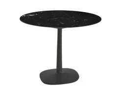 Multiplo Indoor/outdoor - Round Table - / Marble Effect - Ø 78 Cm - Kartell