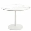 Multiplo Indoor/outdoor - Round Table - / Marble Effect - Ø 78 Cm - Kartell