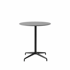 Rely Outdoor ATD5 Round Table - / Compact Laminate & Cast Aluminium - Ø 65 Cm - &tradition