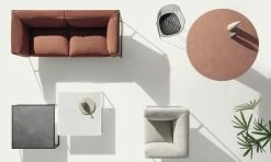 Rock OUTDOOR Round Table - / Ø 140 Cm - Concrete - MDF Italia -Coffee Tables Sales Shop round table rock outdoor terracotta madeindesign 352591 product800