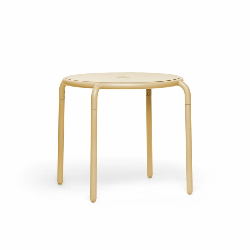 Toní Bistreau Round Table - / Ø 80 Cm - Parasol Hole + Removable Candle Holder - Fatboy 3 Toní Bistreau Round Table - / Ø 80 Cm - Parasol Hole + Removable Candle Holder - Fatboy