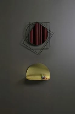 Archal Shelf - / Half-moon - L 50 X H 30 Cm - ENOstudio 11 Archal Shelf - / Half-moon - L 50 X H 30 Cm - ENOstudio -Coffee Tables Sales Shop shelf archal brass half moon madeindesign 302615 product800