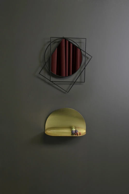 Archal Shelf - / Half-moon - L 50 X H 30 Cm - ENOstudio 7 Archal Shelf - / Half-moon - L 50 X H 30 Cm - ENOstudio - Image 5