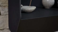 Chaperon Shelf - / Mural Alcove With Drawer - L 53 X H 79 Cm / Fabric - Ibride -Coffee Tables Sales Shop shelf chaperon black madeindesign 380648 product800