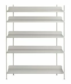 Compile Shelf - / Metal - L 120 X H 136,6 Cm - Muuto