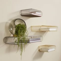 Curva Large Shelf - / L 80.4 Cm - AYTM -Coffee Tables Sales Shop shelf curva large taupe madeindesign 399571 product800