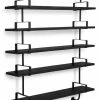 Demon Shelf - / 5 Shelves - H 150 Cm - Reissue 1954 - Gubi -Coffee Tables Sales Shop shelf demon black madeindesign 227950 product800