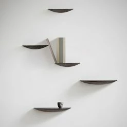 Gridy Fungi Shelf - / Medium - L 30 Cm - Menu -Coffee Tables Sales Shop shelf gridy fungi dark oak madeindesign 399978 product800