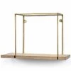 Hang Rack Small Shelf - 45 X 17 X H 30 Cm - Serax 1 Hang Rack Small Shelf - 45 X 17 X H 30 Cm - Serax -Coffee Tables Sales Shop shelf hang rack small small natural wood copper madeindesign 252605 product800