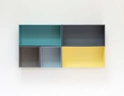 Isou N°1 Shelf - / Set Of 2 Modular Compartments - Compagnie -Coffee Tables Sales Shop shelf isou n 1 madrid grey yellow madeindesign 315896 product800