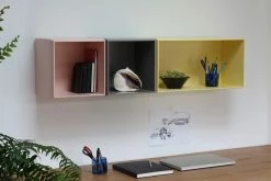 Isou N°2 Shelf - / Set Of 3 Modular Compartments - Compagnie -Coffee Tables Sales Shop shelf isou n 2 madrid grey brown pink madeindesign 315902 product800