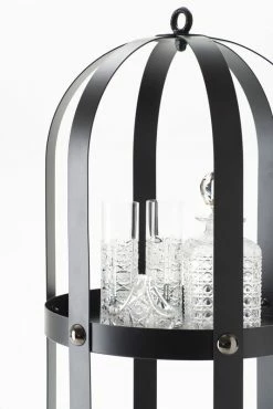 La Gabbia Shelf - / Ø 40 X H 170 Cm - Opinion Ciatti 8 La Gabbia Shelf - / Ø 40 X H 170 Cm - Opinion Ciatti -Coffee Tables Sales Shop shelf la gabbia black black nails madeindesign 239844 product800