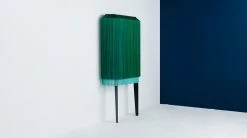 Lady Alpaga Shelf - / L 74 X H 164 Cm - Wall Fastening - Ibride -Coffee Tables Sales Shop shelf lady alpaga malachite madeindesign 348464 product800