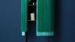 Lady Alpaga Shelf - / L 74 X H 164 Cm - Wall Fastening - Ibride -Coffee Tables Sales Shop shelf lady alpaga malachite madeindesign 348466 product800