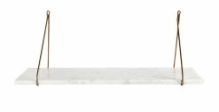 Marble Shelf - Marble & Brass - L 70 Cm - House Doctor