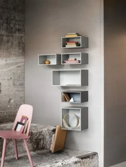 Mini Stacked 2.0 Shelf - / Small Rectangulaire 33x16 Cm / Avec Fond - Muuto -Coffee Tables Sales Shop shelf mini stacked 2 0 white madeindesign 304029 product800