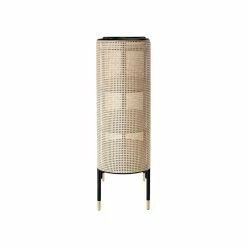 Mos Shelf - / L 136 X H 140 Cm - Caning & Wood - Wiener GTV Design -Coffee Tables Sales Shop shelf mos black natural madeindesign 372572 product800