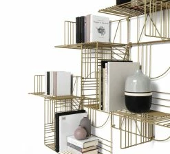 Musa Shelf - / 60 X 60 Cm - Mogg -Coffee Tables Sales Shop shelf musa gold madeindesign 305279 product800