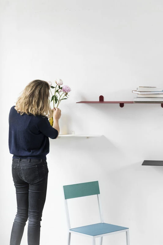 Valerie_objects N°2 Shelf - / L 99 Cm - Steel - Valerie Objects 4 Valerie_objects N°2 Shelf - / L 99 Cm - Steel - Valerie Objects - Image 2