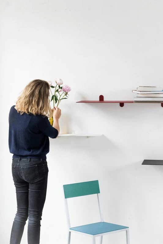 Valerie_objects N°2 Shelf - / L 99 Cm - Steel - Valerie Objects 4 Valerie_objects N°2 Shelf - / L 99 Cm - Steel - Valerie Objects - Image 2