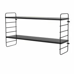 North Shelf - / L 65 X H 35 Cm - Metal & MDF - Bloomingville -Coffee Tables Sales Shop shelf north black madeindesign 395800 product800