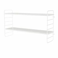 North Shelf - / L 65 X H 35 Cm - Metal & MDF - Bloomingville -Coffee Tables Sales Shop shelf north white madeindesign 395822 product800