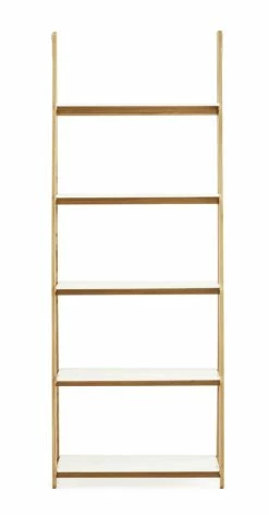 One Step Up Shelf - Bookcase - Normann Copenhagen -Coffee Tables Sales Shop shelf one step up wood white madeindesign 187910 product800