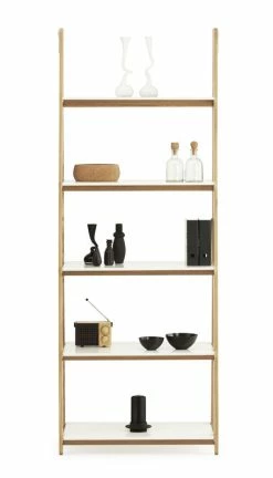 One Step Up Shelf - Bookcase - Normann Copenhagen -Coffee Tables Sales Shop shelf one step up wood white madeindesign 187911 product800