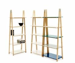 One Step Up Shelf - Bookcase - Normann Copenhagen -Coffee Tables Sales Shop shelf one step up wood white madeindesign 40356 product800