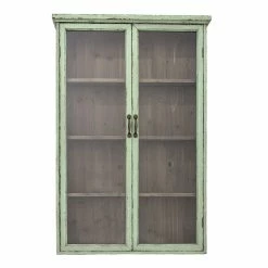 Shelf - / Wall Storage - L 81 X H 122 Cm / Wood & Glass - Bloomingville