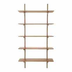 PI Shelf - / 5 Shelves - Solid Mahogany / L 100 X H 196 Cm - Ethnicraft