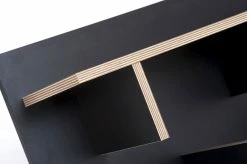Rack Shelf - L 90 X H 45 Cm - POP UP HOME -Coffee Tables Sales Shop shelf rack black wood madeindesign 239341 product800