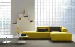 Randomissimo - Module A Shelf - Left - W 55 Cm - MDF Italia -Coffee Tables Sales Shop shelf randomissimo module a left mat white yellow madeindesign 239009 product800