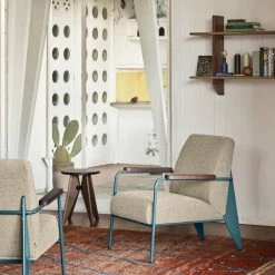 Rayonnage Mural Shelf - / Jean Prouvé, 1936 - L 118 X H 70 Cm - Vitra -Coffee Tables Sales Shop shelf rayonnage mural japanese red natural oak madeindesign 397420 product800