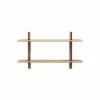 Rayonnage Mural Shelf - / Jean Prouvé, 1936 - L 118 X H 70 Cm - Vitra -Coffee Tables Sales Shop shelf rayonnage mural japanese red natural oak madeindesign 397422 product800