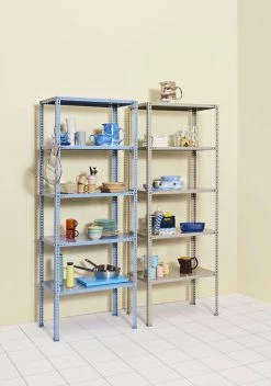 Shelving Unit Shelf - / L 75 X H 200 Cm - Metal - Hay -Coffee Tables Sales Shop shelf shelving unit blue madeindesign 307158 product800