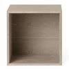 Stacked 2.0 Shelf - / Medium Carré 43x43 Cm / Avec Fond - Muuto -Coffee Tables Sales Shop shelf stacked 2 0 oak madeindesign 303855 product800