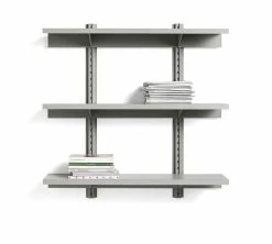 Standard Issue Shelf - / L 120 X H 120 Cm - Steel - Hay 7 Standard Issue Shelf - / L 120 X H 120 Cm - Steel - Hay -Coffee Tables Sales Shop shelf standard issue grey madeindesign 314791 product800
