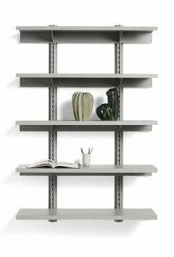 Standard Issue Shelf - / L 120 X H 180 Cm - Steel - Hay 7 Standard Issue Shelf - / L 120 X H 180 Cm - Steel - Hay -Coffee Tables Sales Shop shelf standard issue grey madeindesign 314794 product800