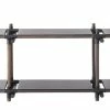 Stick System 3x2 Shelf - L 195 X H 58 Cm - Menu 1 Stick System 3x2 Shelf - L 195 X H 58 Cm - Menu -Coffee Tables Sales Shop shelf stick system 3x2 black dark ash madeindesign 273363 product800